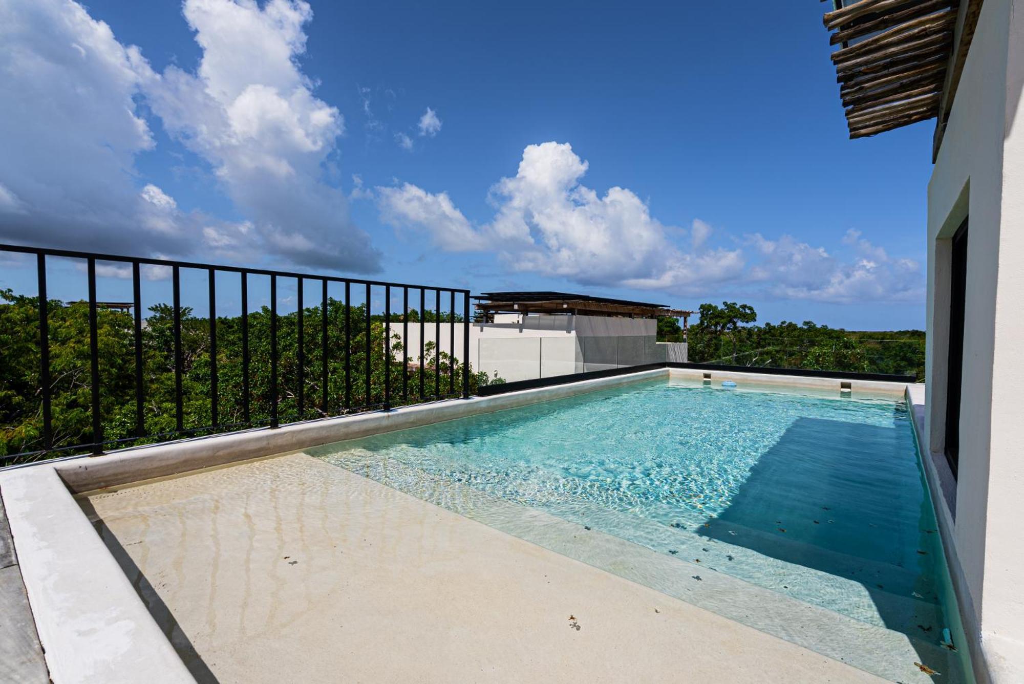 Apartment Penthouse With Private Jungle, Pool, Downtown Tulum